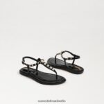Sam Edelman Gigi-Zehensandale Kinder Schwarz Schuhwerk 2P8JNV966 - Image 7