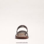 Sam Edelman Ginna-Slide-Sandale Frauen dunkelbraun Schuhwerk 2P8JNV263 - Image 3