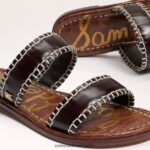 Sam Edelman Ginna-Slide-Sandale Frauen dunkelbraun Schuhwerk 2P8JNV263 - Image 7