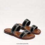 Sam Edelman Ginna-Slide-Sandale Frauen Schwarz Schuhwerk 2P8JNV262