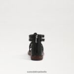 Sam Edelman Ginnie Gladiator-Sandale Kinder Schwarz Schuhwerk 2P8JNV1031 - Image 5