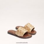 Sam Edelman giovanna rutsche Kinder Gold Blatt Schuhwerk 2P8JNV1026