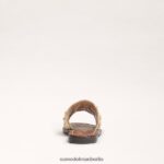 Sam Edelman giovanna rutsche Kinder Gold Blatt Schuhwerk 2P8JNV1026 - Image 5