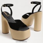 Sam Edelman Grayson-Plateauabsatz Frauen schwarzes Wildleder Schuhwerk 2P8JNV668 - Image 7