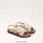 Sam Edelman Gus-Sandale Kinder Elfenbein Schuhwerk 2P8JNV1035