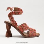 Sam Edelman Harleigh-Knöchelwickelabsatz Frauen cuoio/Sonnen Schuhwerk 2P8JNV862 - Image 2