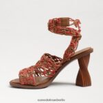 Sam Edelman Harleigh-Knöchelwickelabsatz Frauen cuoio/Sonnen Schuhwerk 2P8JNV862 - Image 4