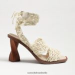 Sam Edelman Harleigh-Knöchelwickelabsatz Frauen natürlich Schuhwerk 2P8JNV861 - Image 2