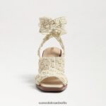 Sam Edelman Harleigh-Knöchelwickelabsatz Frauen natürlich Schuhwerk 2P8JNV861 - Image 3