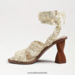 Sam Edelman Harleigh-Knöchelwickelabsatz Frauen natürlich Schuhwerk 2P8JNV861 - Image 4
