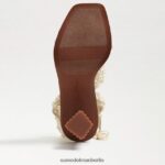 Sam Edelman Harleigh-Knöchelwickelabsatz Frauen natürlich Schuhwerk 2P8JNV861 - Image 6