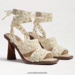 Sam Edelman Harleigh-Knöchelwickelabsatz Frauen natürlich Schuhwerk 2P8JNV861 - Image 7