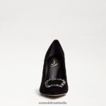 Sam Edelman Harriett spitzer Zehenabsatz Frauen schwarzes Wildleder Schuhwerk 2P8JNV595 - Image 3
