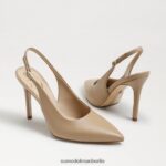 Sam Edelman Haselnussbraune Slingback-Pumps Frauen sanftes Beige Schuhwerk 2P8JNV661 - Image 7