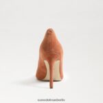 Sam Edelman Haselnussbrauner spitzer Zehenabsatz Frauen bestäubter Ton Schuhwerk 2P8JNV165 - Image 5