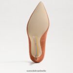 Sam Edelman Haselnussbrauner spitzer Zehenabsatz Frauen bestäubter Ton Schuhwerk 2P8JNV165 - Image 6