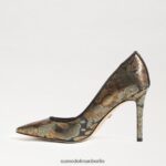 Sam Edelman Haselnussbrauner spitzer Zehenabsatz Frauen Bronze Schuhwerk 2P8JNV138 - Image 4