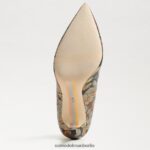 Sam Edelman Haselnussbrauner spitzer Zehenabsatz Frauen Bronze Schuhwerk 2P8JNV138 - Image 6