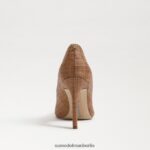 Sam Edelman Haselnussbrauner spitzer Zehenabsatz Frauen cuoio Schuhwerk 2P8JNV144 - Image 5