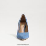 Sam Edelman Haselnussbrauner spitzer Zehenabsatz Frauen gewaschenes Indigo Schuhwerk 2P8JNV141 - Image 3