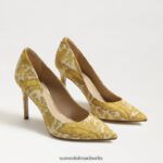 Sam Edelman Haselnussbrauner spitzer Zehenabsatz Frauen Kurkuma Schuhwerk 2P8JNV134