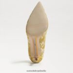 Sam Edelman Haselnussbrauner spitzer Zehenabsatz Frauen Kurkuma Schuhwerk 2P8JNV134 - Image 6