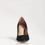 Sam Edelman Haselnussbrauner spitzer Zehenabsatz Frauen schwarzes Wildleder Schuhwerk 2P8JNV162 - Image 3