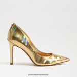 Sam Edelman Haselnussbrauner spitzer Zehenabsatz Frauen Vegas Gold Schuhwerk 2P8JNV154 - Image 2