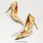 Sam Edelman Haselnussbrauner spitzer Zehenabsatz Frauen Vegas Gold Schuhwerk 2P8JNV154 - Image 7