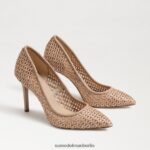 Sam Edelman Haselnussbrauner spitzer Zehenabsatz Frauen warme Bräune Schuhwerk 2P8JNV140
