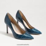 Sam Edelman Haselnussbrauner spitzer Zehenabsatz Frauen wildes Indigo Schuhwerk 2P8JNV149