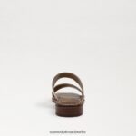 Sam Edelman Haydee Slide-Sandale Frauen Blattgoldleder Schuhwerk 2P8JNV574 - Image 5