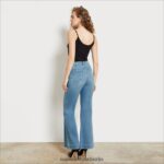 Sam Edelman High-Rise-Hose mit Bay-Taschen Frauen Espe Bekleidung 2P8JNV1227 - Image 4