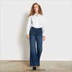 Sam Edelman High-Rise-Hose mit Bay-Taschen Frauen Marlow Bekleidung 2P8JNV1228