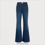 Sam Edelman High-Rise-Hose mit Bay-Taschen Frauen Marlow Bekleidung 2P8JNV1228 - Image 5