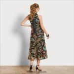 Sam Edelman Hochgeschlossenes, besticktes Maxikleid Frauen schwarz-multi Bekleidung 2P8JNV1069 - Image 4