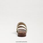 Sam Edelman Hopie Slide-Sandale Frauen Farn/natürliches Zebraleinen Schuhwerk 2P8JNV821 - Image 5