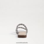 Sam Edelman Inette-Slide-Sandale Frauen weiches Silber Schuhwerk 2P8JNV693 - Image 5