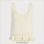 Sam Edelman Inez Pullover Tank Frauen Irish Cream Bekleidung 2P8JNV1192 - Image 5