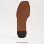 Sam Edelman Irina Slide-Sandale Frauen schwarze Eidechse Schuhwerk 2P8JNV3 - Image 6