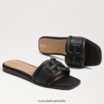 Sam Edelman Irina Slide-Sandale Frauen schwarze Eidechse Schuhwerk 2P8JNV3 - Image 7