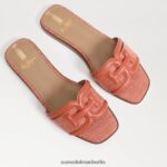 Sam Edelman Irina Slide-Sandale Frauen Terrakottarosa/Stuckrosa Schuhwerk 2P8JNV4 - Image 7