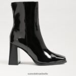 Sam Edelman Ivette-Stiefeletten Frauen schwarzes Lackleder Schuhwerk 2P8JNV805 - Image 2