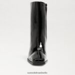 Sam Edelman Ivette-Stiefeletten Frauen schwarzes Lackleder Schuhwerk 2P8JNV805 - Image 3