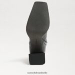 Sam Edelman Ivette-Stiefeletten Frauen schwarzes Lackleder Schuhwerk 2P8JNV805 - Image 6