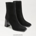 Sam Edelman Ivette-Stiefeletten Frauen schwarzes Wildleder Schuhwerk 2P8JNV807