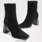 Sam Edelman Ivette-Stiefeletten Frauen schwarzes Wildleder Schuhwerk 2P8JNV807 - Image 7