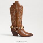 Sam Edelman Jackie Westernstiefel Frauen geröstete Kastanie Schuhwerk 2P8JNV835 - Image 2