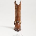 Sam Edelman Jackie Westernstiefel Frauen geröstete Kastanie Schuhwerk 2P8JNV835 - Image 3