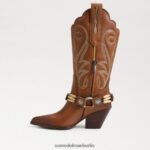 Sam Edelman Jackie Westernstiefel Frauen geröstete Kastanie Schuhwerk 2P8JNV835 - Image 4
